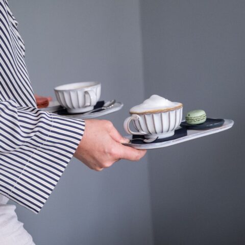 Kop koffie staat klaar