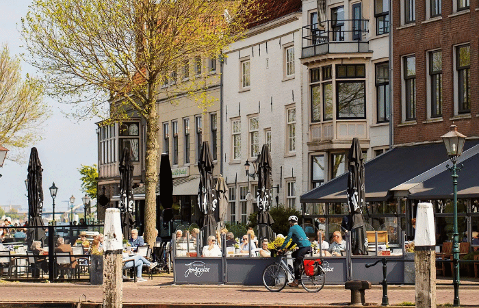 Foto van centrum Dordrecht